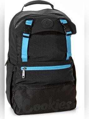 COOKIES UTILITY SATEEN BOMBER NYLON BACKPACK (NAVY)